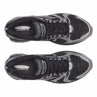 Black Synthetic Athletic Sneakers 4
