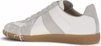 Gray Suede Leather Low Top Sneakers 3