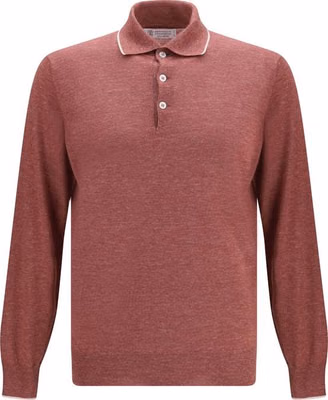 Bordeaux Cashmere Polo Shirt