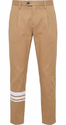 Beige Cotton Men Pants
