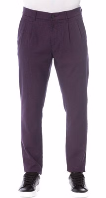 Red Cotton Men's Pant