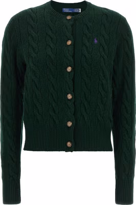 Bicolor Wool Cardigan