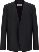 Black Virgin Wool Blazer 1