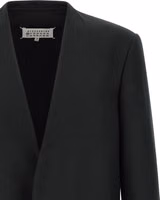 Black Virgin Wool Blazer 3