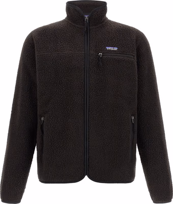 Black Polyester Shell Jacket