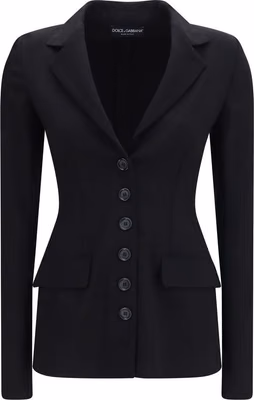 Black Wool Oves Aries Full-Length Jacket