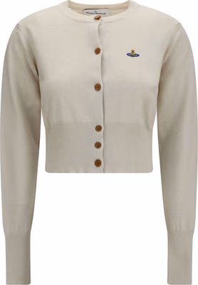 White Cotton Cardigan