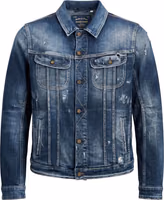 Blue Cotton Men's Denim Jacket 4