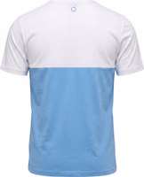 Light Blue Cotton Men T-Shirt 4