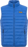 Blue Polyester Men Sleeveless Jacket 4