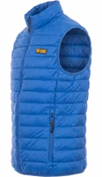 Blue Polyester Men Sleeveless Jacket 5
