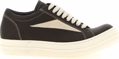 Brown Lamb Leather Low Top Sneakers