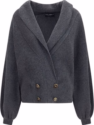 Gray Wool Oves Aries Cardigan