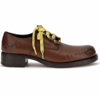 Brown Calf Leather Bos Taurus Slip-On Loafers 1