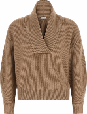 Beige Cashmere Cardigan
