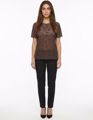 Brown Cotton T-Shirt