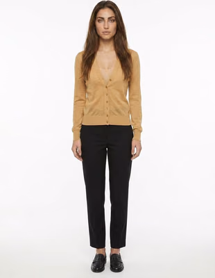 Yellow Cotton Cardigan