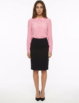 Pink Elastane T-Shirt