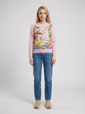 Multicolor Cashmere Sweatshirt