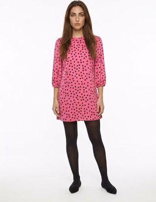 Pink Polyester Blouse