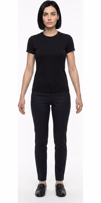 Black Cotton T-Shirt