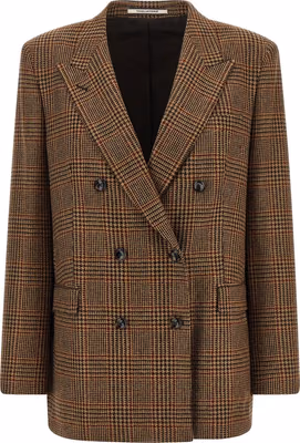 Brown Virgin Wool Blazer