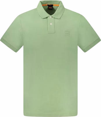 Green Cotton Men's Polo