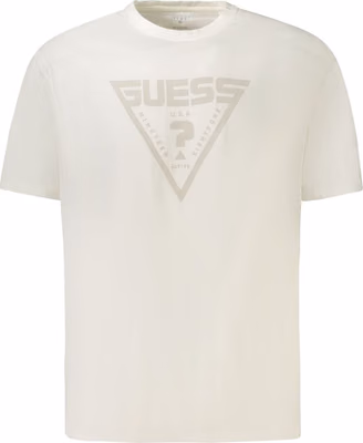 White Cotton Men T-Shirt