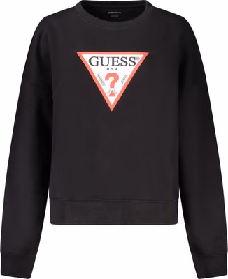 Black Organic Cotton Women Sweatshirt