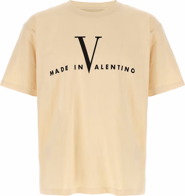 Beige Cotton T-Shirt
