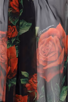 Black Silk Pattern Shirt 3