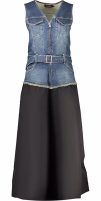 Black Cotton Women's Dress