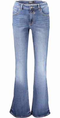 Blue Cotton Women's Jeans