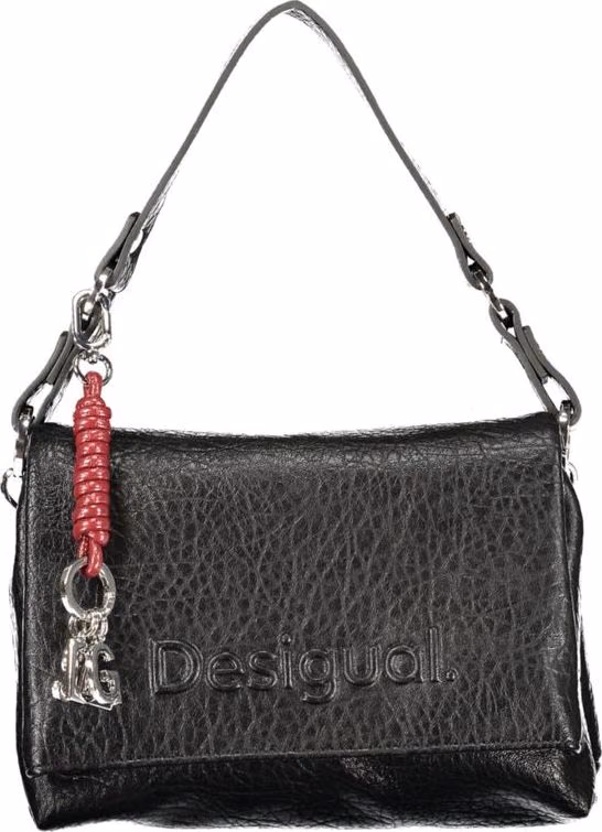 Black Polyurethane Women's Bag