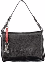 Black Polyurethane Women's Bag 1