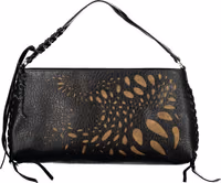 Black Polyurethane Women's Bag 1