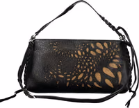 Black Polyurethane Women's Bag 2
