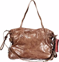 Brown Polyurethane Women's Bag 2