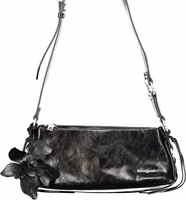 Black Polyurethane Women's Bag 1