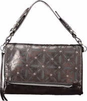 Black Polyurethane Women's Bag 1