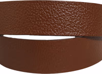 Brown Leather Bee Accent Metal Buckle Belt 5