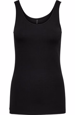 Black Cotton Tank Tops