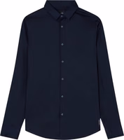 Blue Cotton Dress Shirt 2