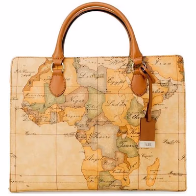 Beige Cotton Handbag