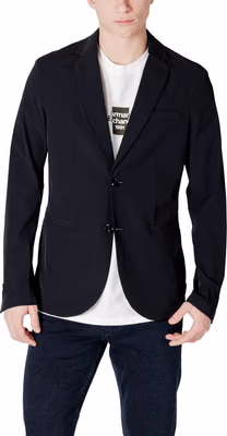 Black Cotton Blazer