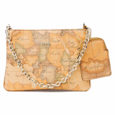 Beige Leather Handbag