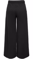 Black Recycled Polyester Casual Pants 2