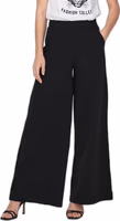 Black Recycled Polyester Casual Pants 3