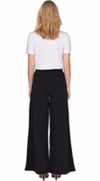 Black Recycled Polyester Casual Pants 5