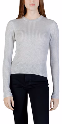 Silver Viscose Sweatshirt